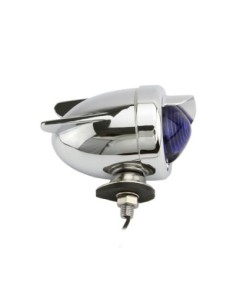 Rear Dummy Light Wings Chrome/Blue.